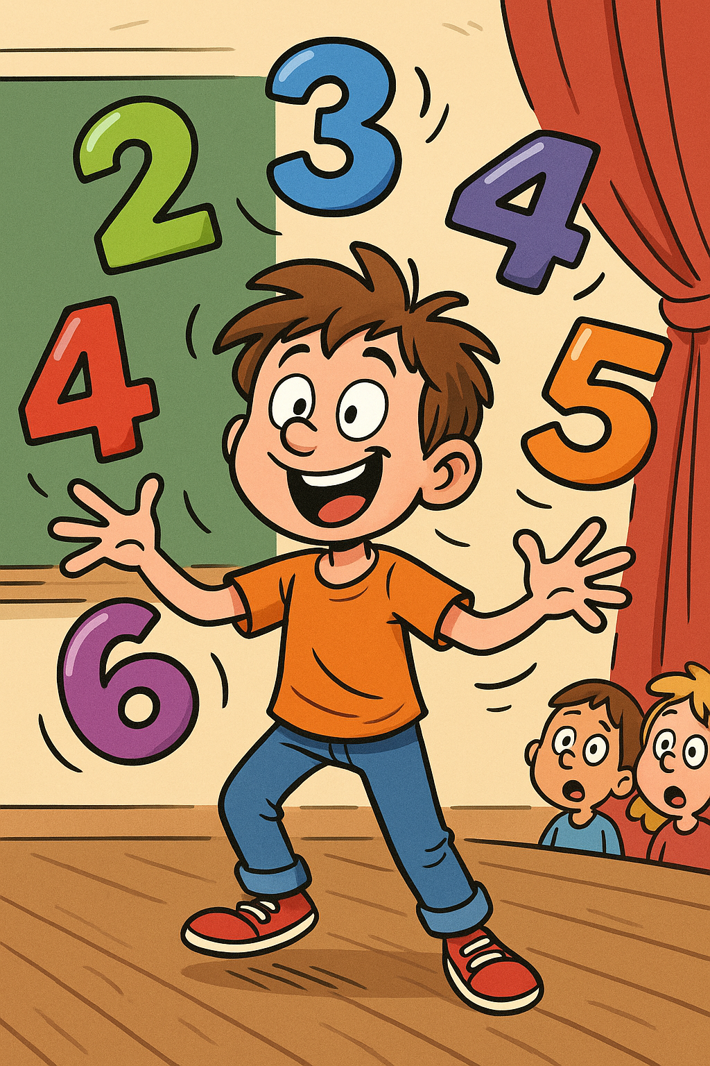 De tafel van 5 – poster